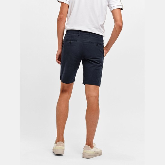 Aigle Chino Bermuda Shorts Men Black ZA-13285